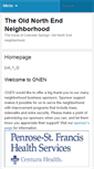 Mobile Screenshot of oldnorthend.org